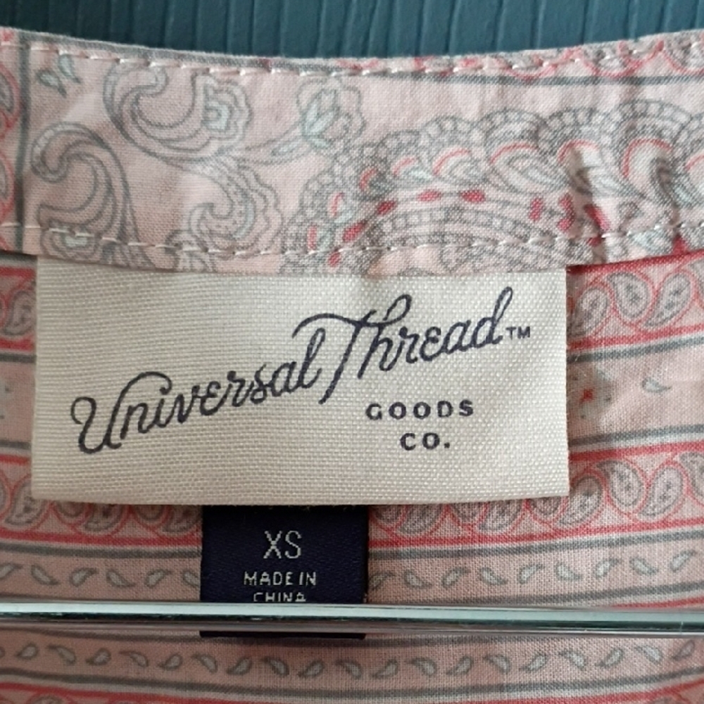 Universal Thread Peach Ruffled Blouse - Picture 2 of 8